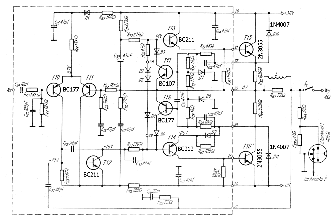 micel 6 effect music/power amplifier/pre-amp,guitar,bass,piano,series schematic
