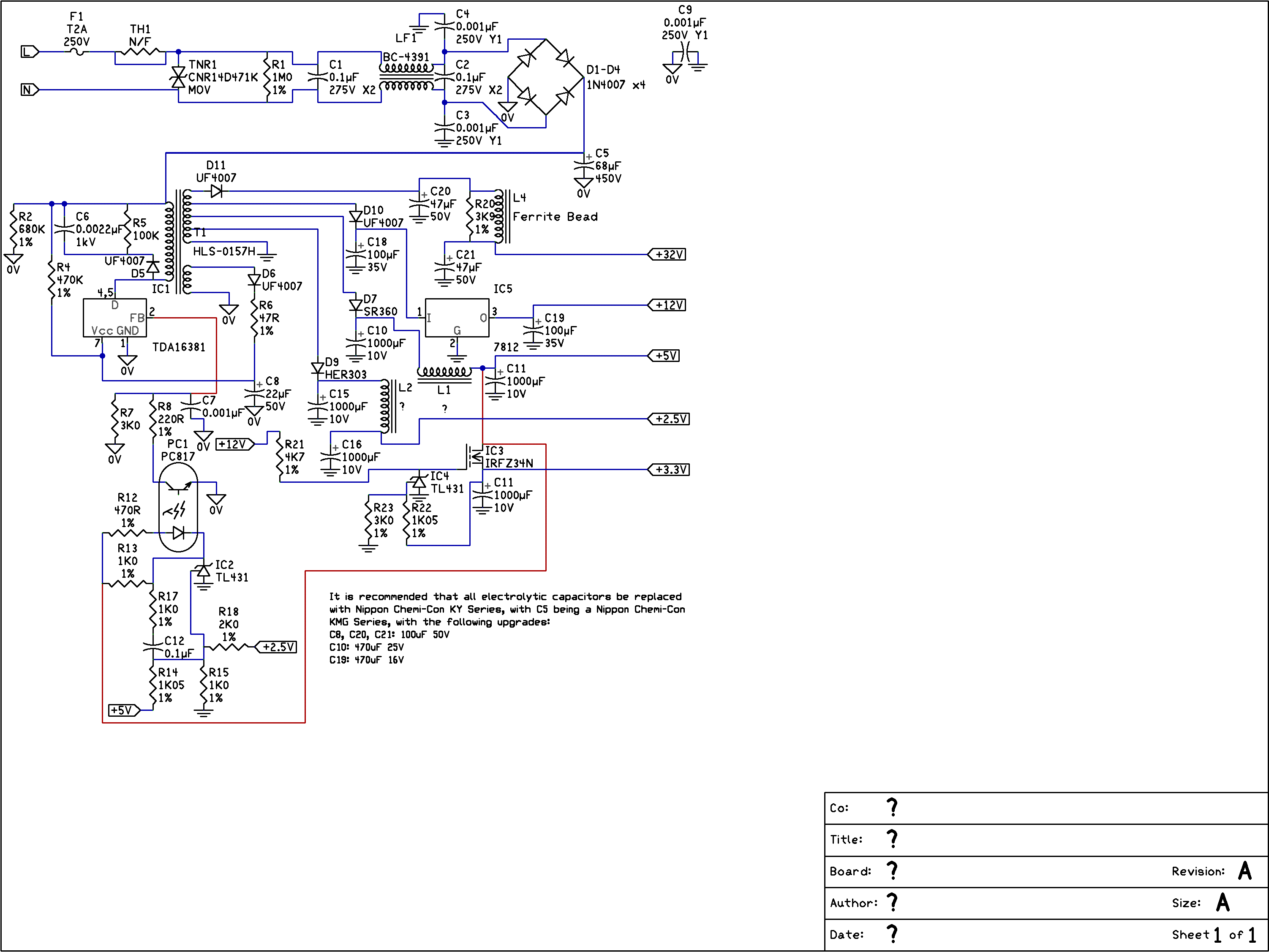 Kaon KTF-200S Kaon KTF-200S Power Supply.