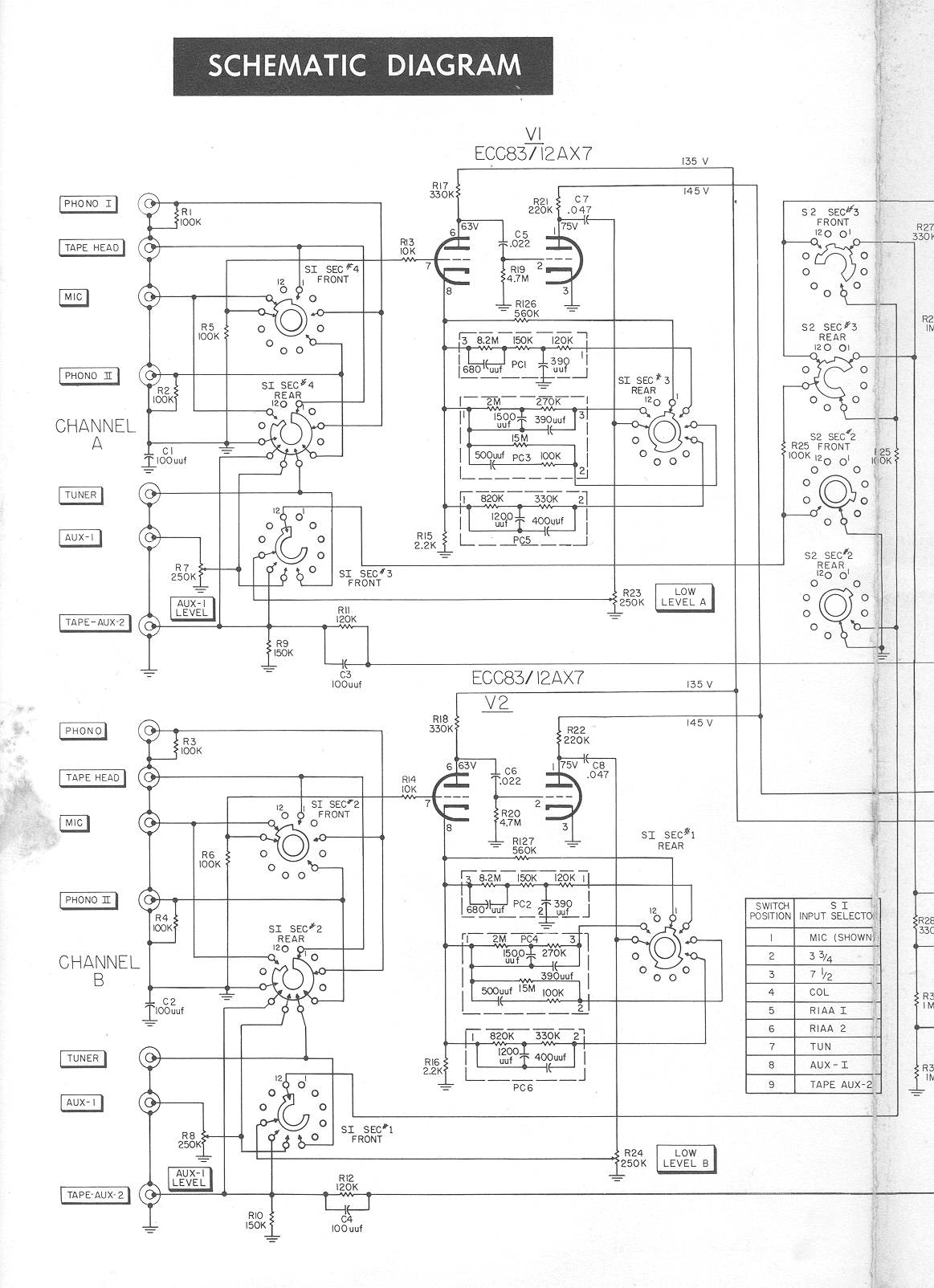 Fisher x 202 b service manuals