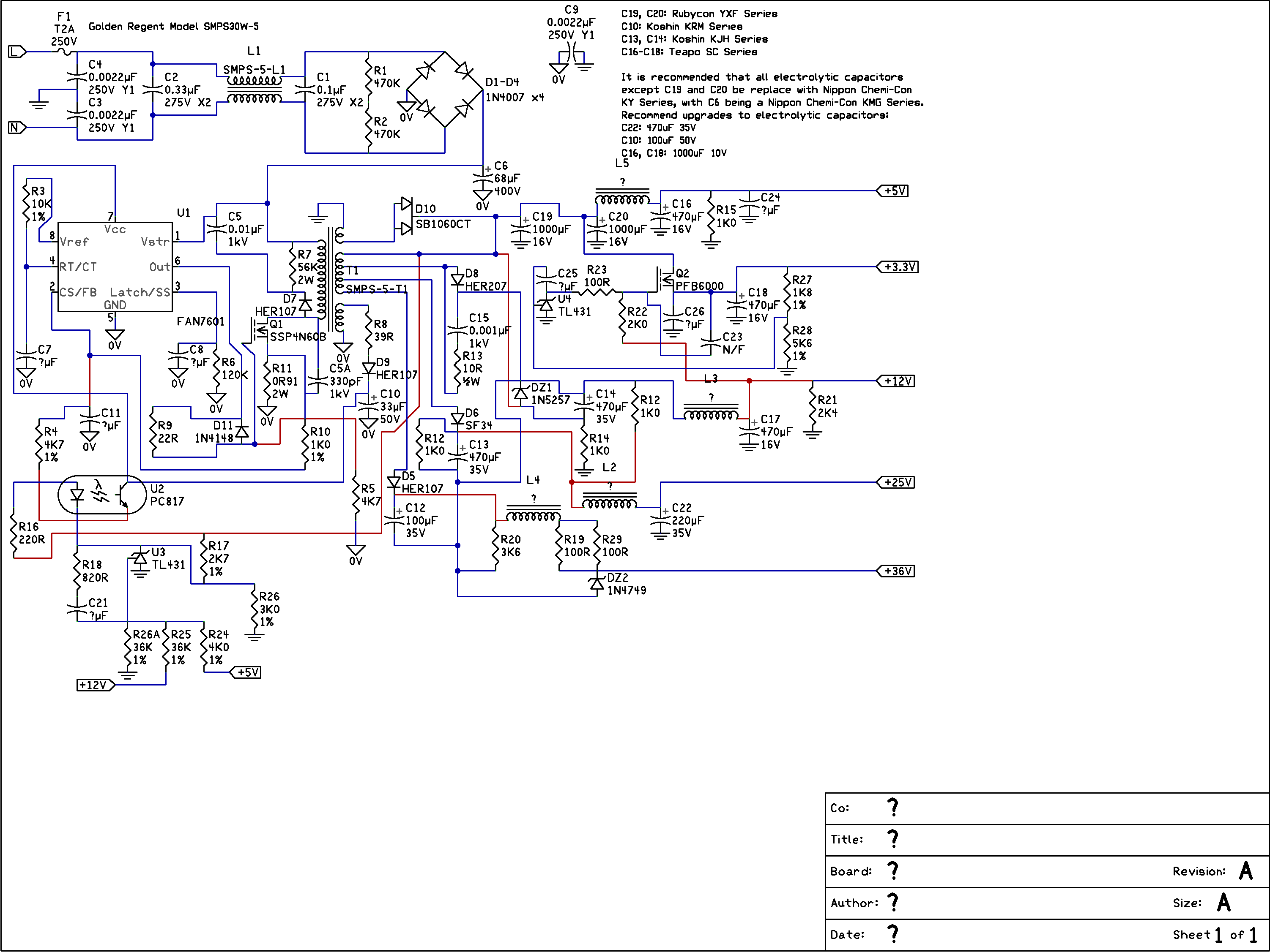 DSE G1185 DSE G1185 (Pacific Satellite DTR-7000/DTR-7100) power supply.