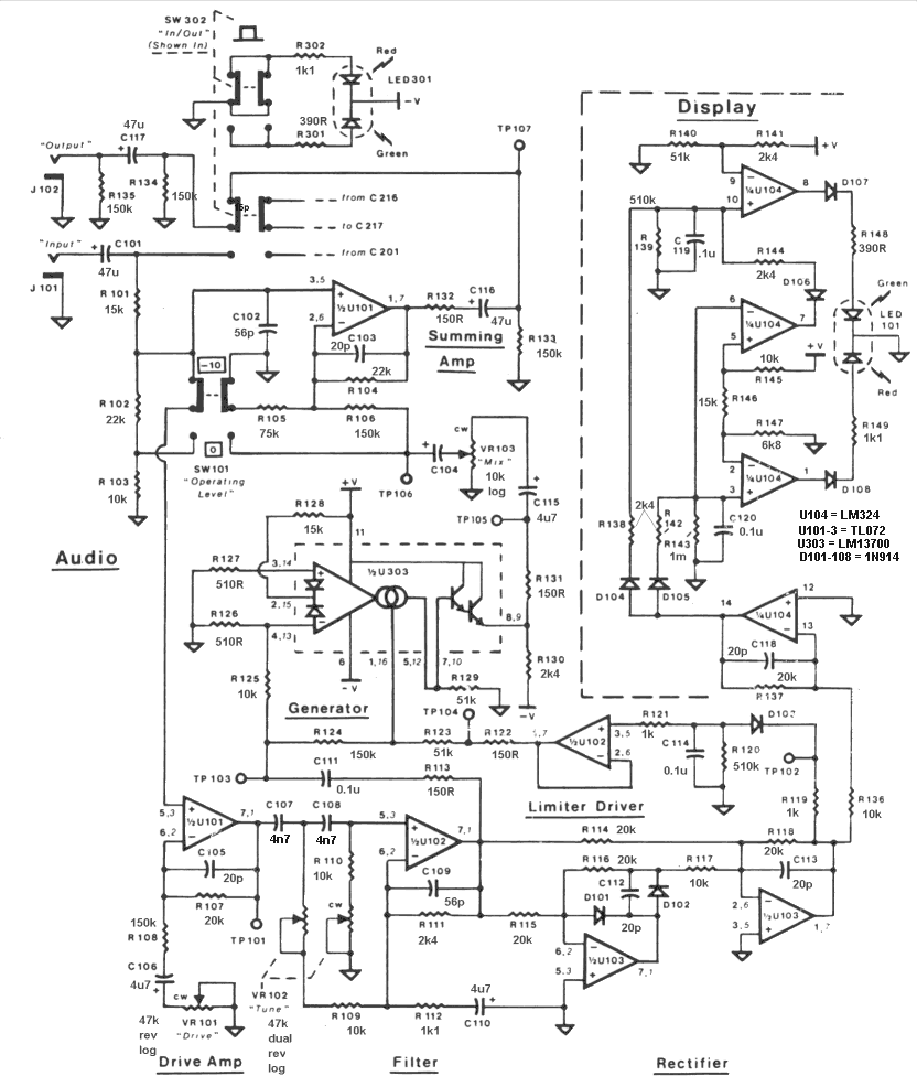 Aphex type B aural exciter type B