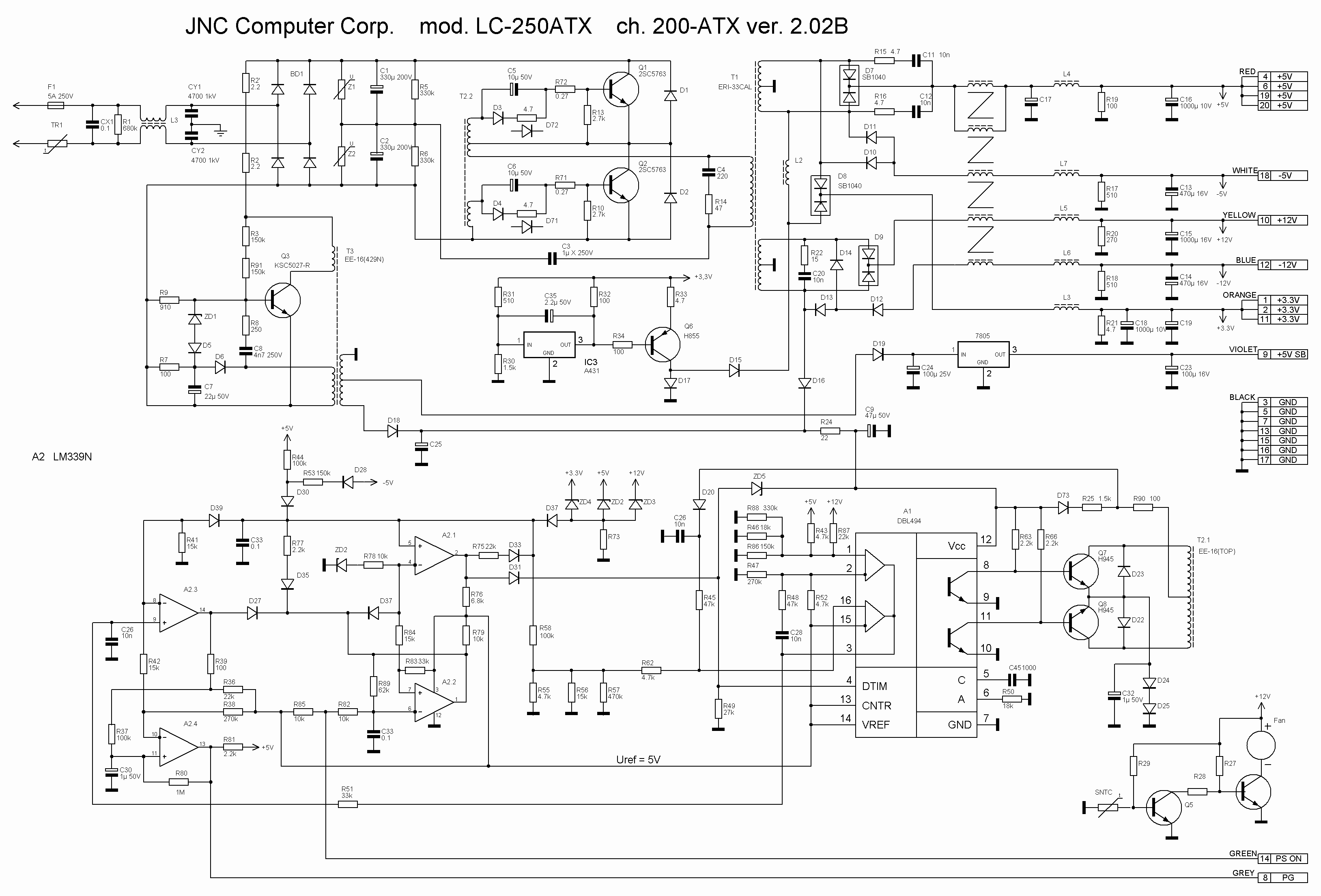 JNC LC250ATX    