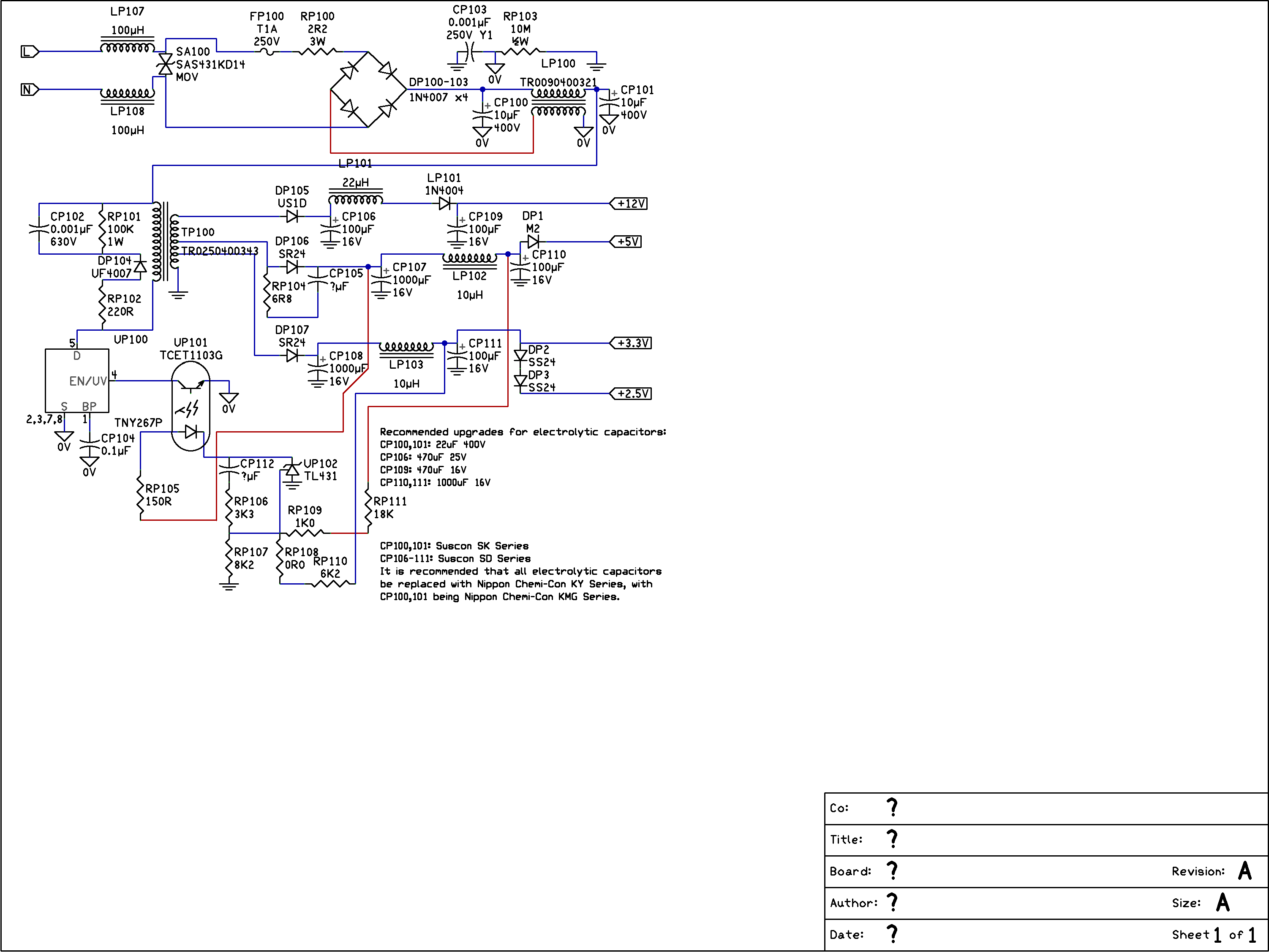 Lenoxx STB500A Lenoxx STB500A Power Supply.