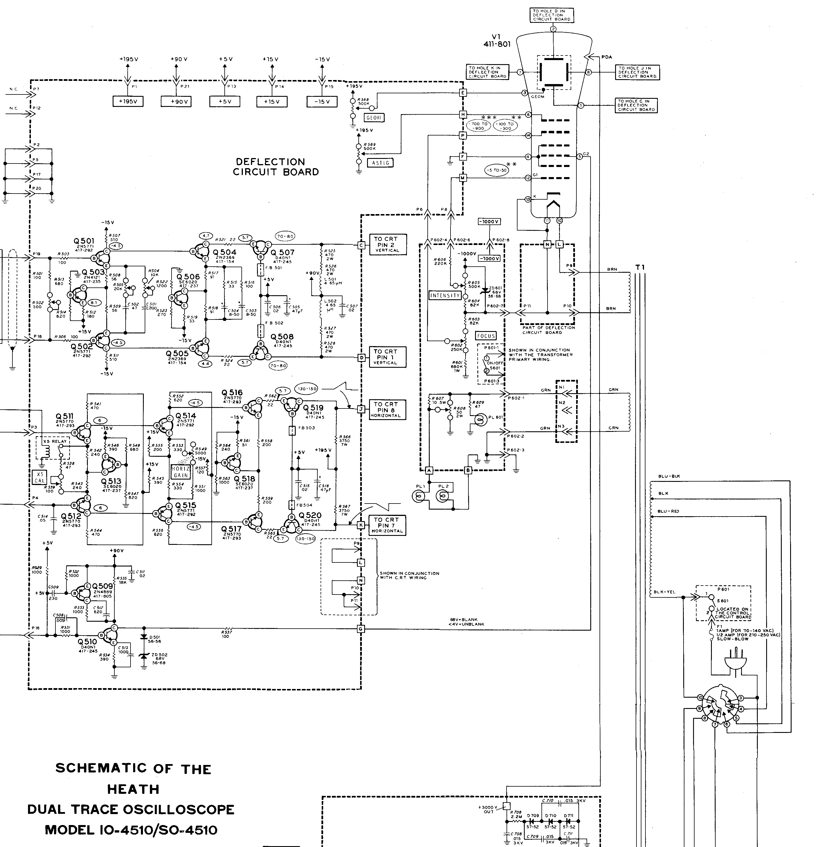 Heathkit IO-4510 Heathkit IO-4510 schematics only. Part2