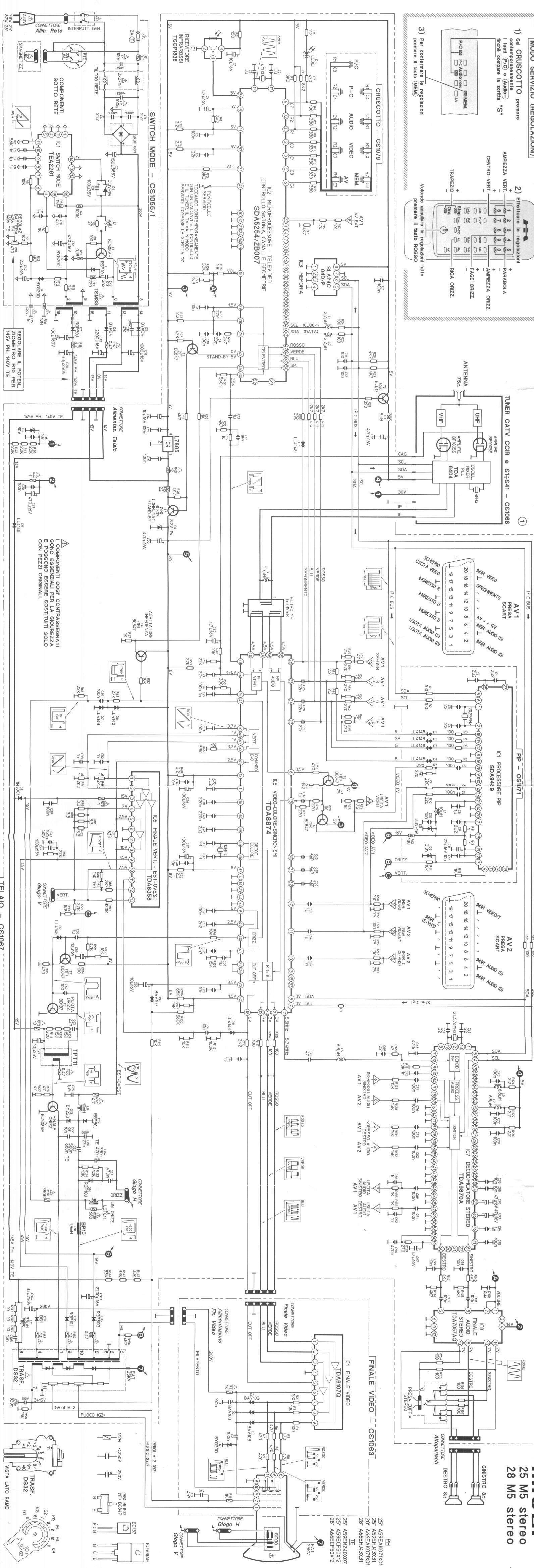 Mivar 25M5 Stereo Diagram
