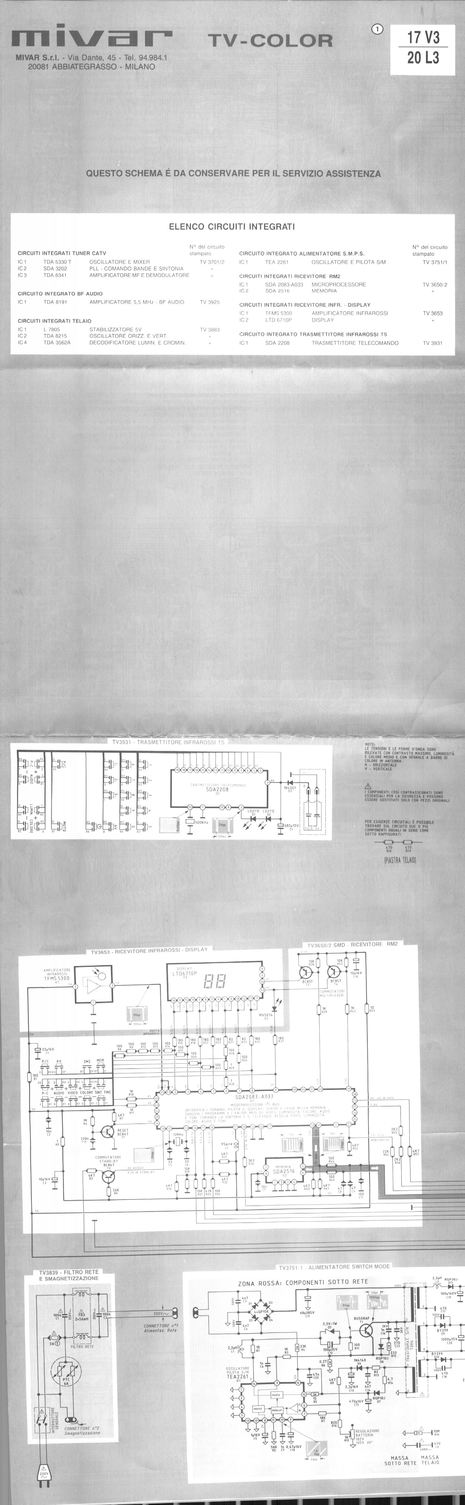 Mivar 20L3 17V3 Diagram