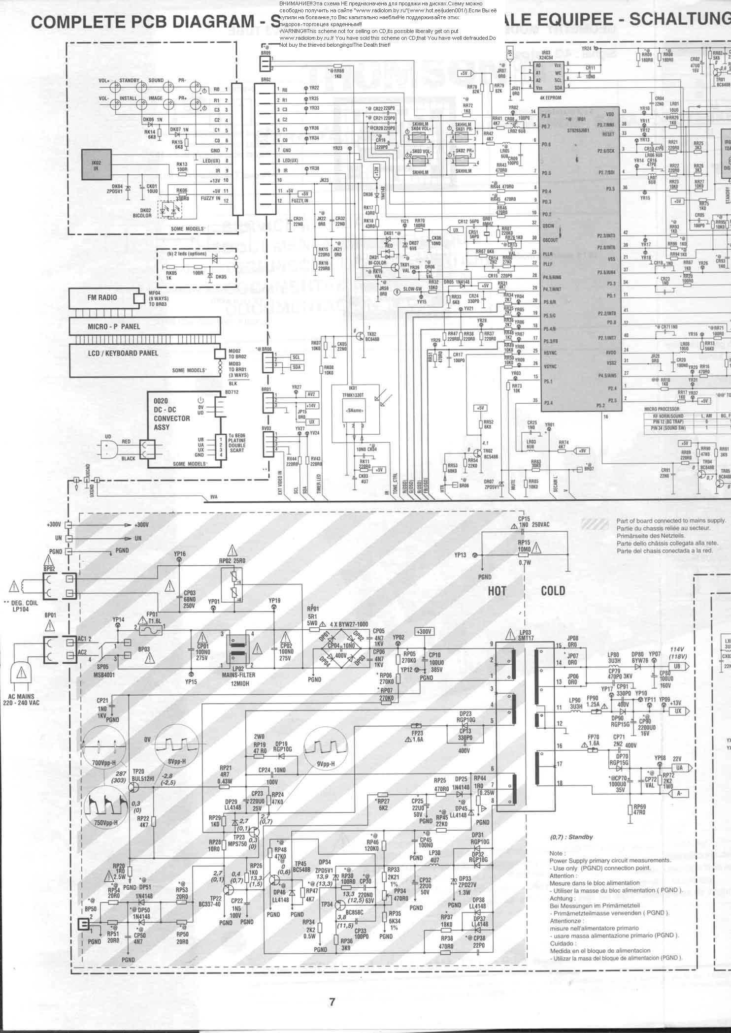 Thomson t26c81 схема
