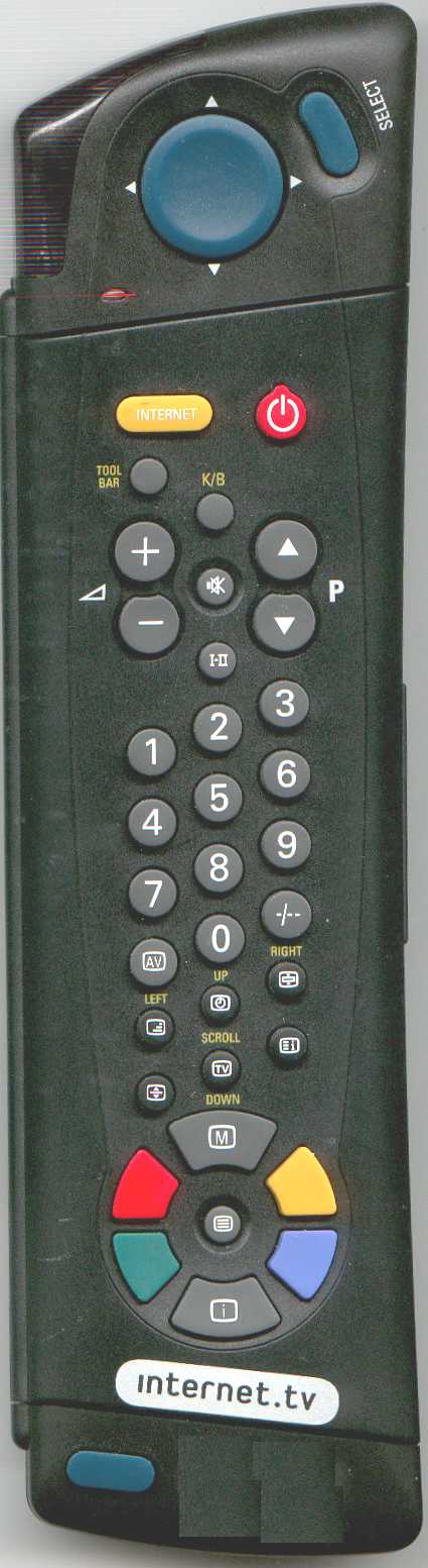   Remote Control for Internet TV (Bush)