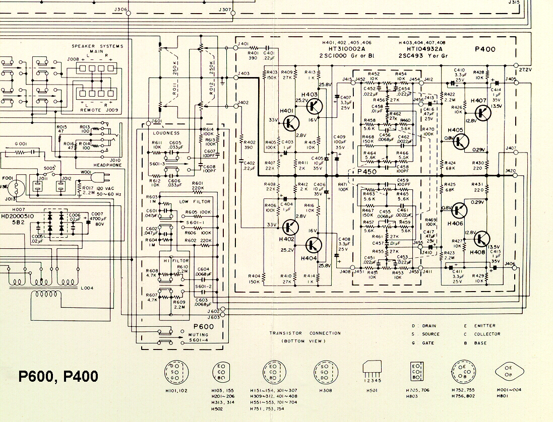 Marantz 2230 Schematic Marantz 2230 receiver tone.