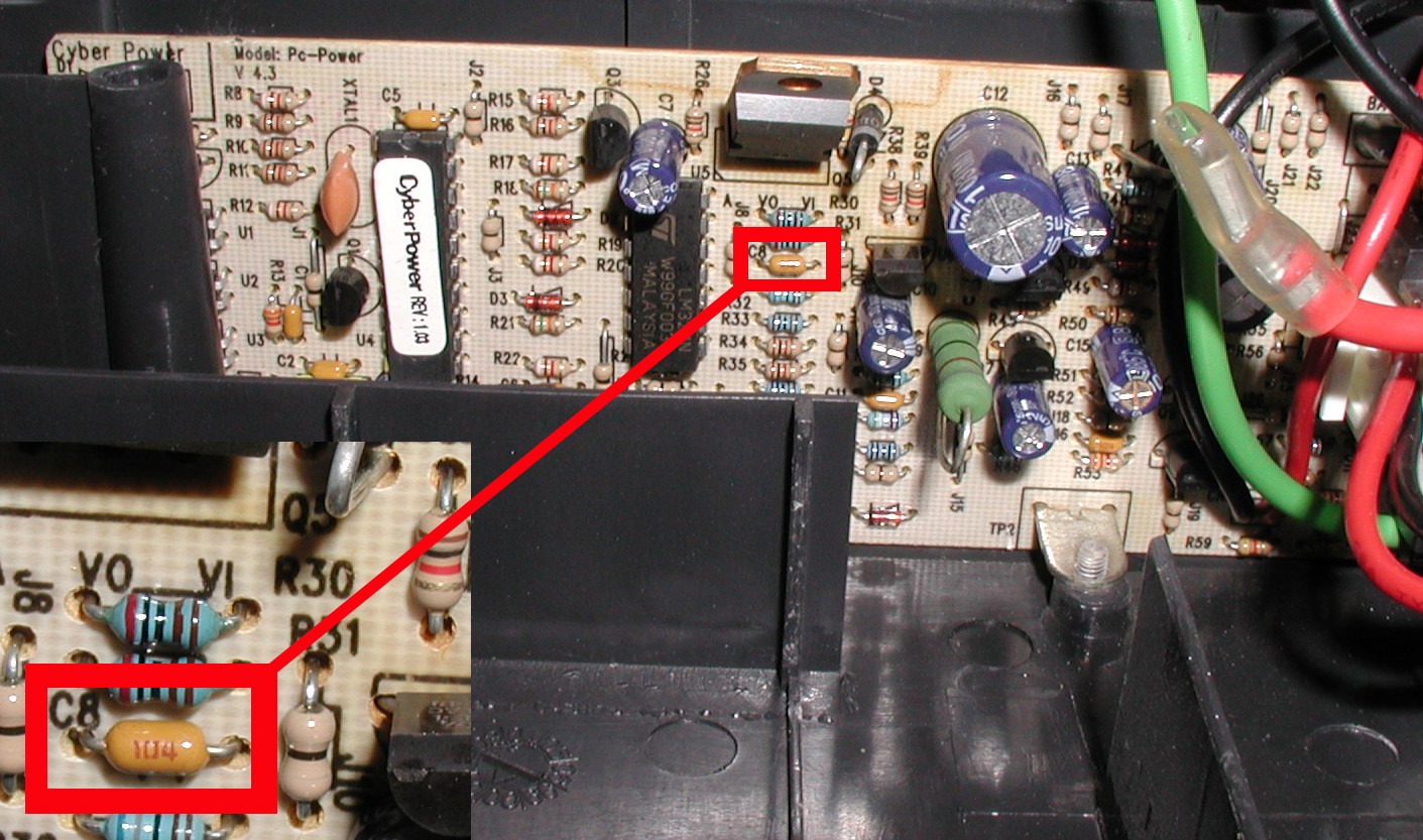 CyberPower 650SL 3 beep error on UPS.