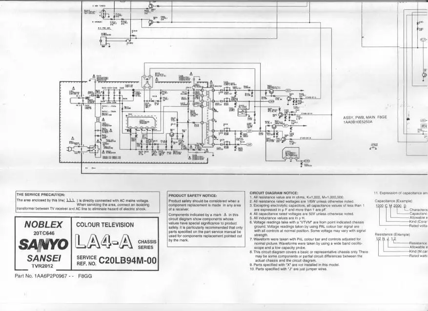 Sanyo m2670f схема