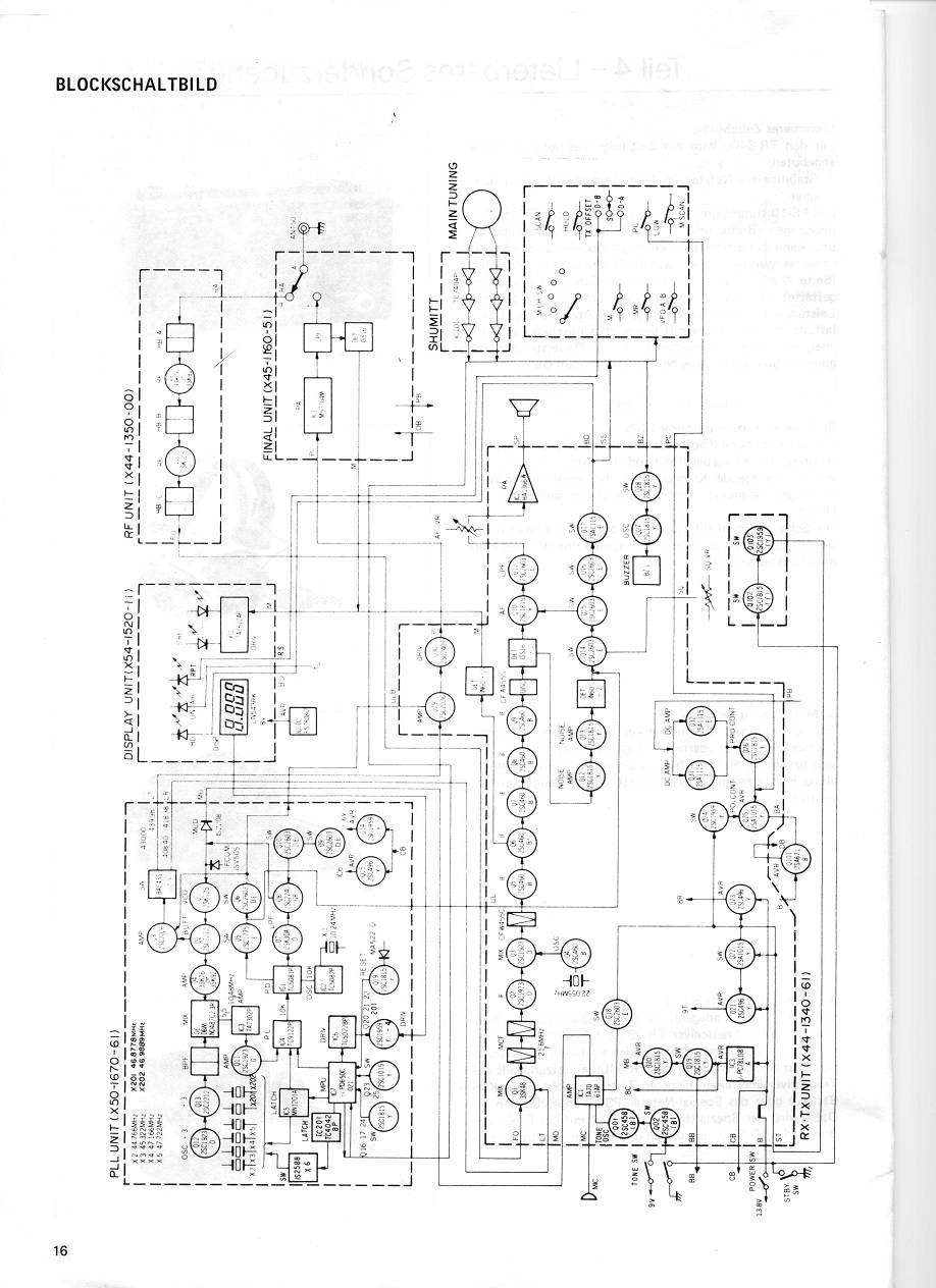 Kenwood TR-8400 Kenwood TR-8400 UHF Mobile Block Diagram