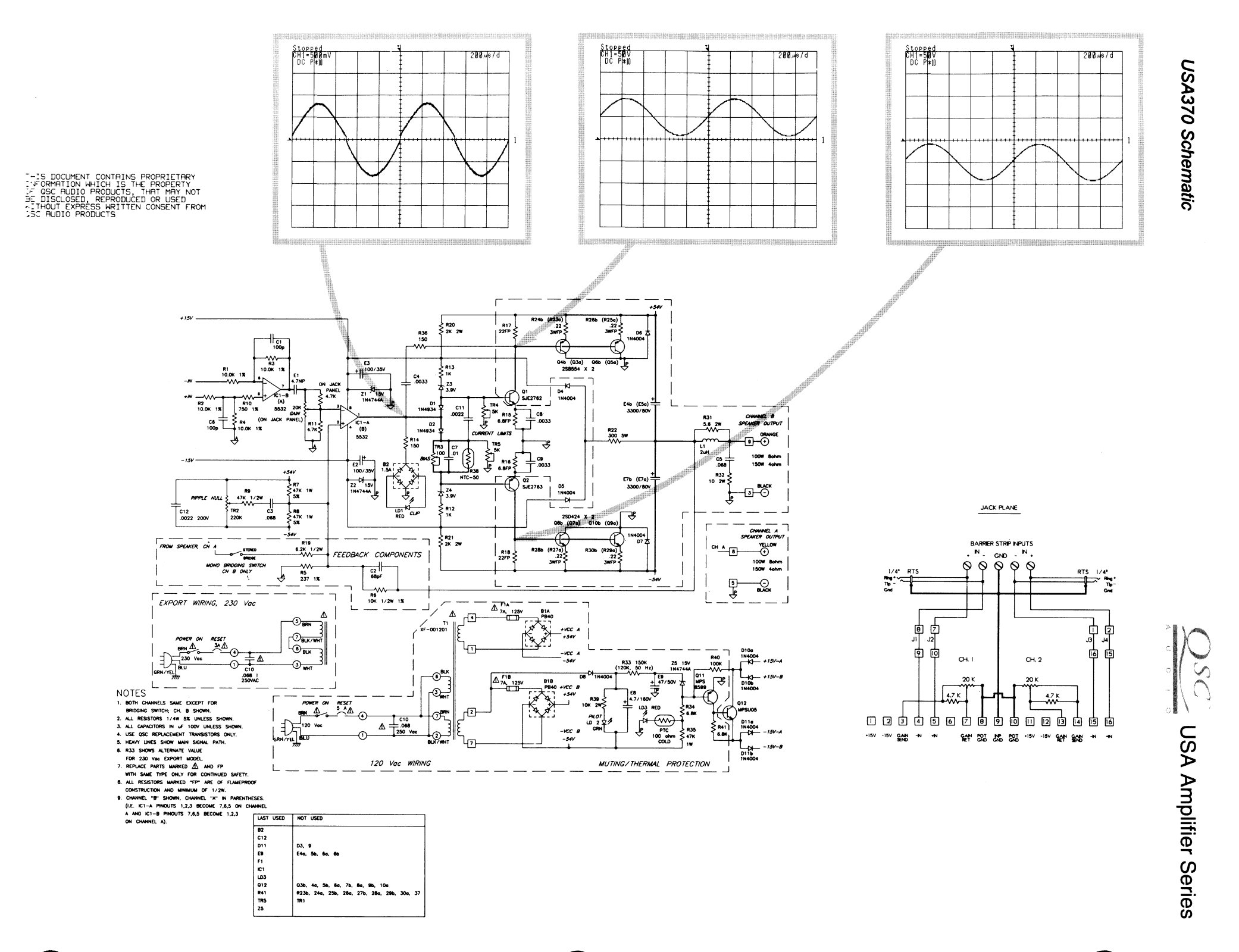 QSC QSC usa370 QSC usa370