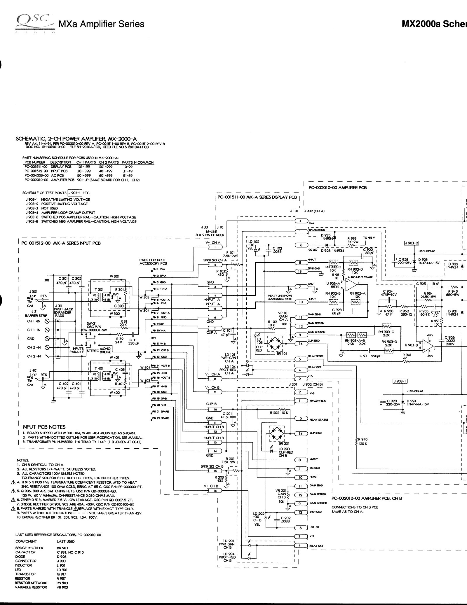 QSC MX2000A proaudiosuriname