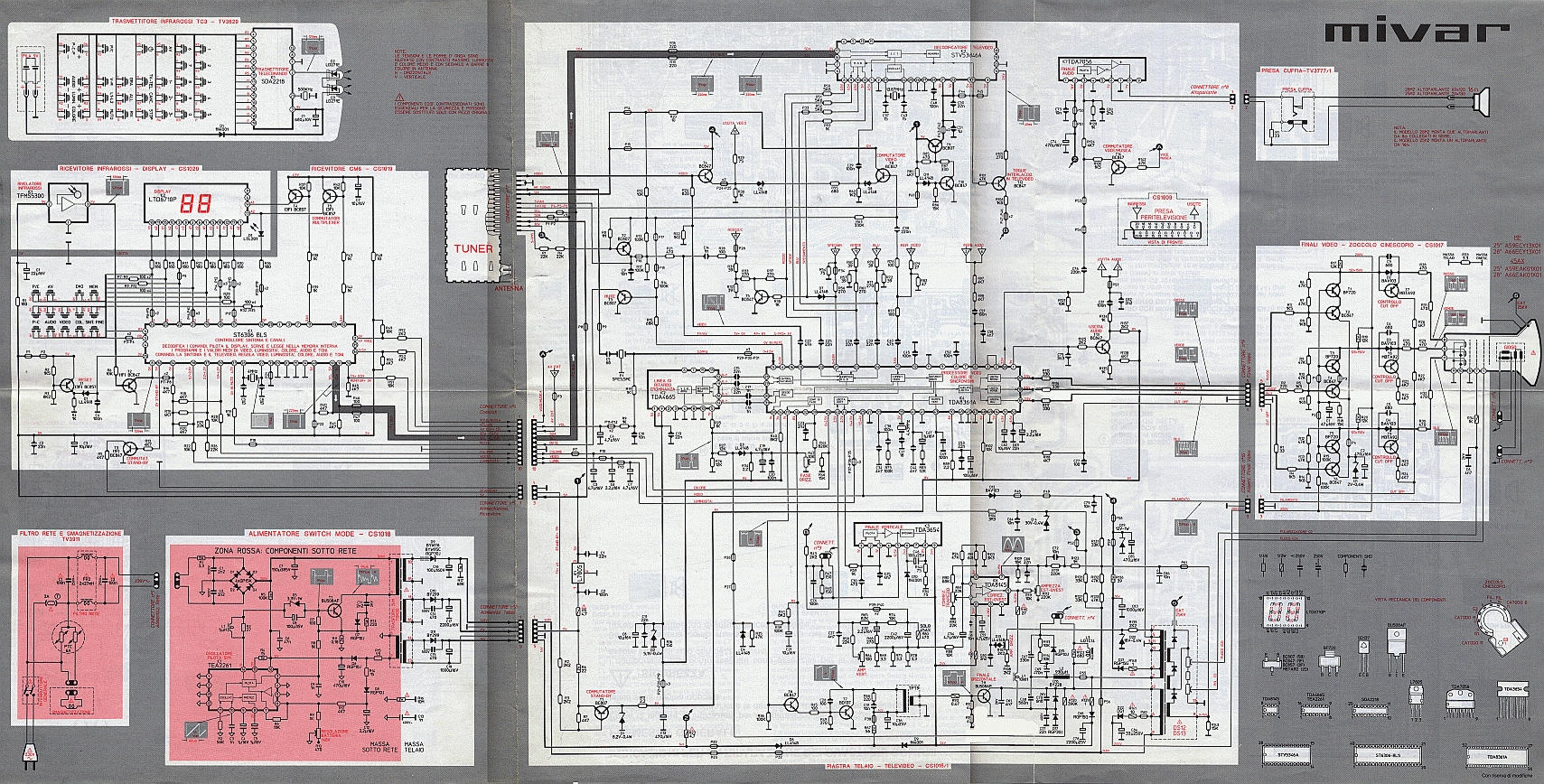 MIVAR 25M2-28M2 Schema MIVAR 25M2-28M2 Mono (CS1016)
