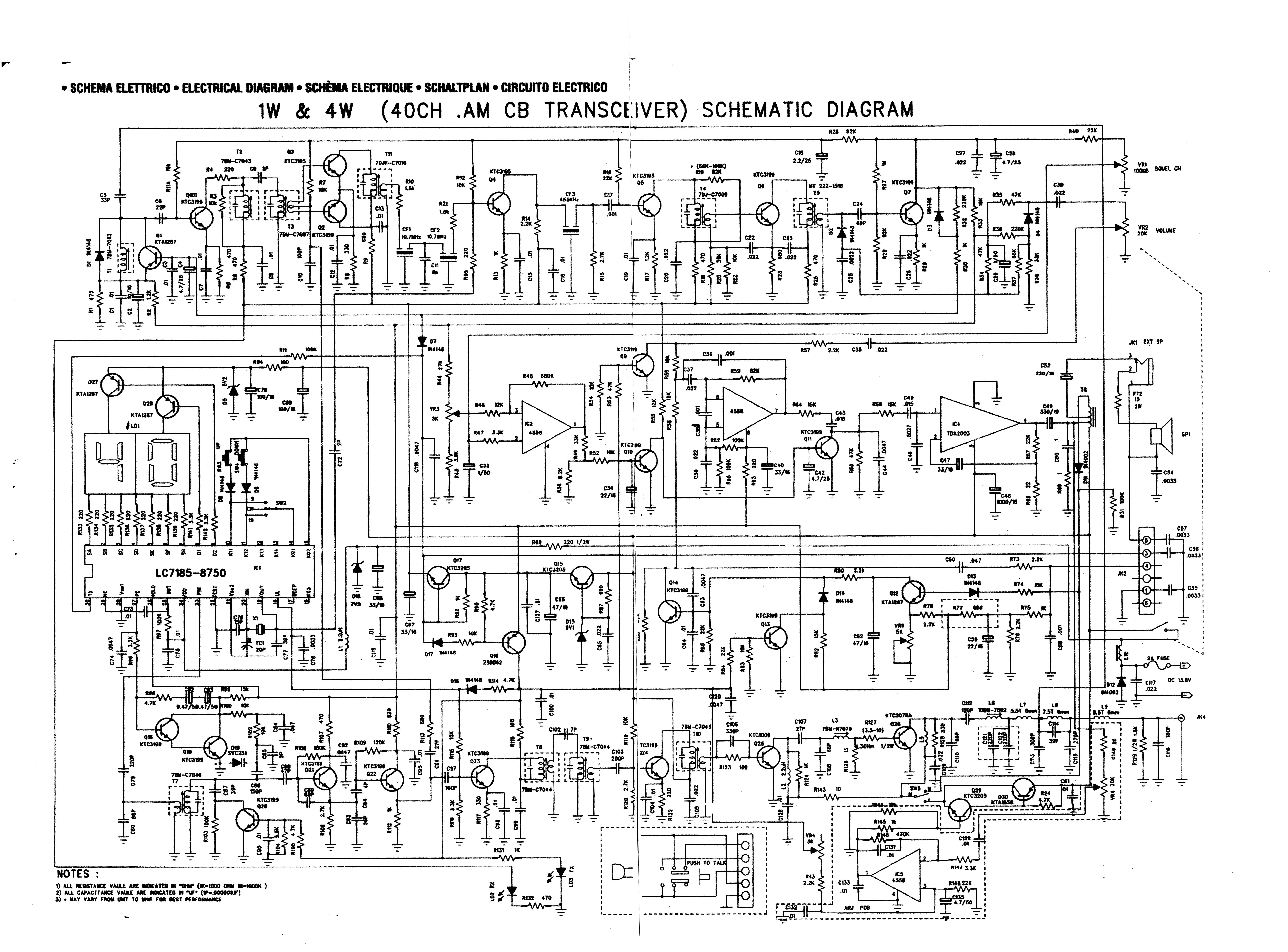 Midland m20 схема
