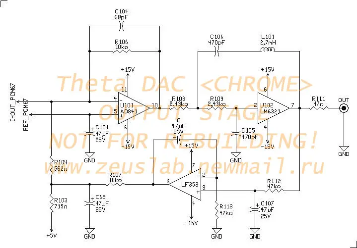 Theta ChromeOut preamplifier