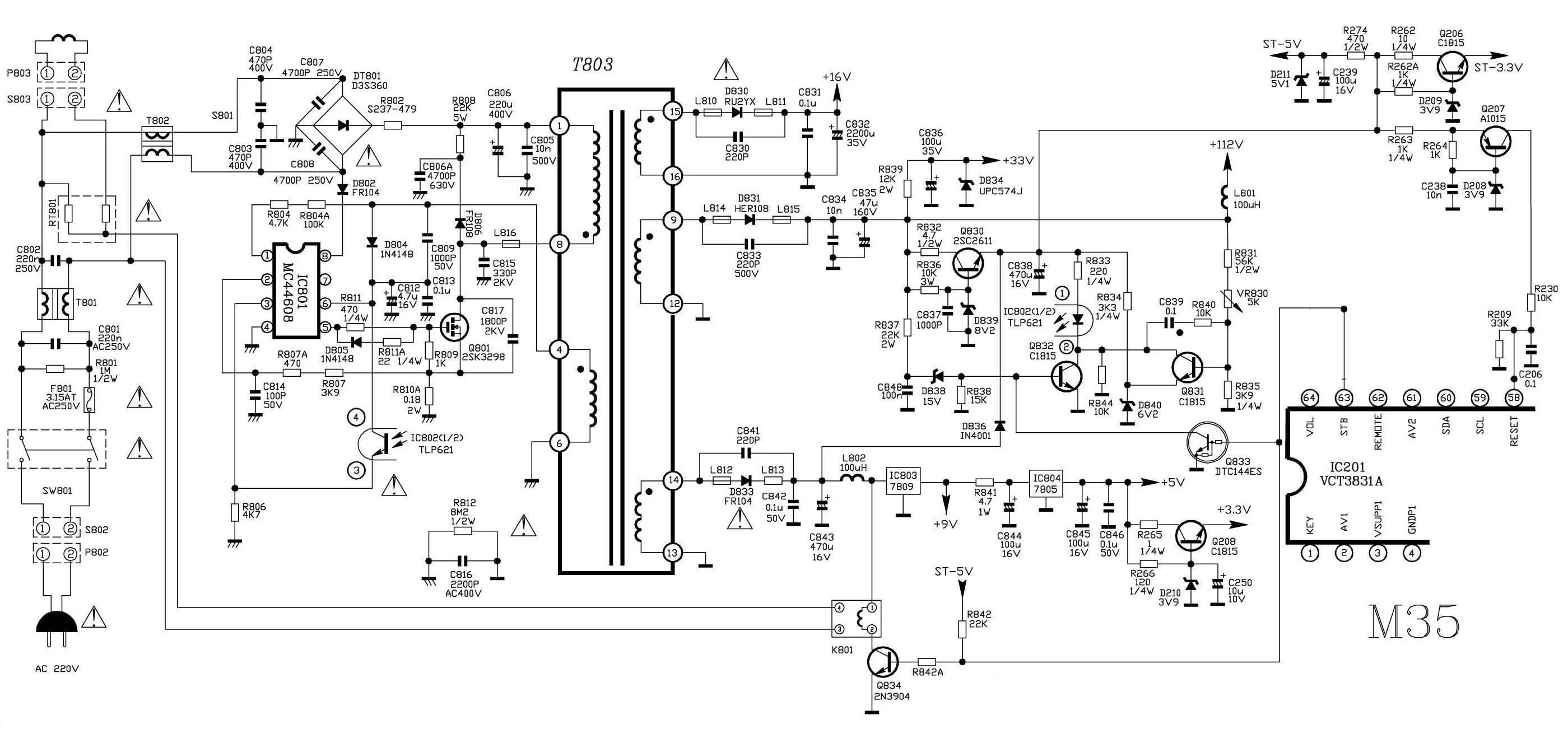CHINA  power supply M35&36 CHASSIS