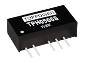 Top Power power module/TPH0505S-2W Summary Description:													
"2W Isolated Dual Output DC/DC Converters
The TPH series of industrial temperature range DC/DC converters are the standard buliding blocks for on-board point-of-use power systems. They are ideally suited for providing dual rail supplies on single rail boards
"													
Basic Terms:													
1	Type				TPH Series								
2	Efficiency 				up to 86%								
3	Power density				 up to 1.44W/cm3								
4	Wide temperature performance				at full 2 Watt load, -40 degree centigrade to 85 degree centigrade.								
5	Related certificate				RoHS compliant								
6	Isolation voltage				1kVDC								
7	Iutput voltage				5V, 12V, 24V & 48V input								
8	Output voltage				5V,9V.12V and 15V Output								
9	Pin connection/14 PIN DIP				1(-Vin),7(NC),8(OV),9(+VOUT),11(-Vout),14(+Vin)								
	Pin connection/7 PIN SIIP				1(+Vin),2(-VIN),4(-VOUT),5(OV),6(+Vout)								
10	MOQ				1 pc (no ltimited for considered the long coorperation relations)								
11	Terms of payment				Western Union,T/T								
12	Terms of delivery				DHL / UPS / EMS / TNT								
13	Delivery time				7-12 working days