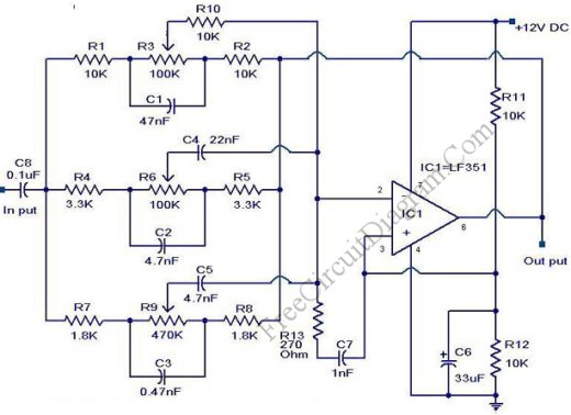 etr electronics 0.11 3 BAND EQ