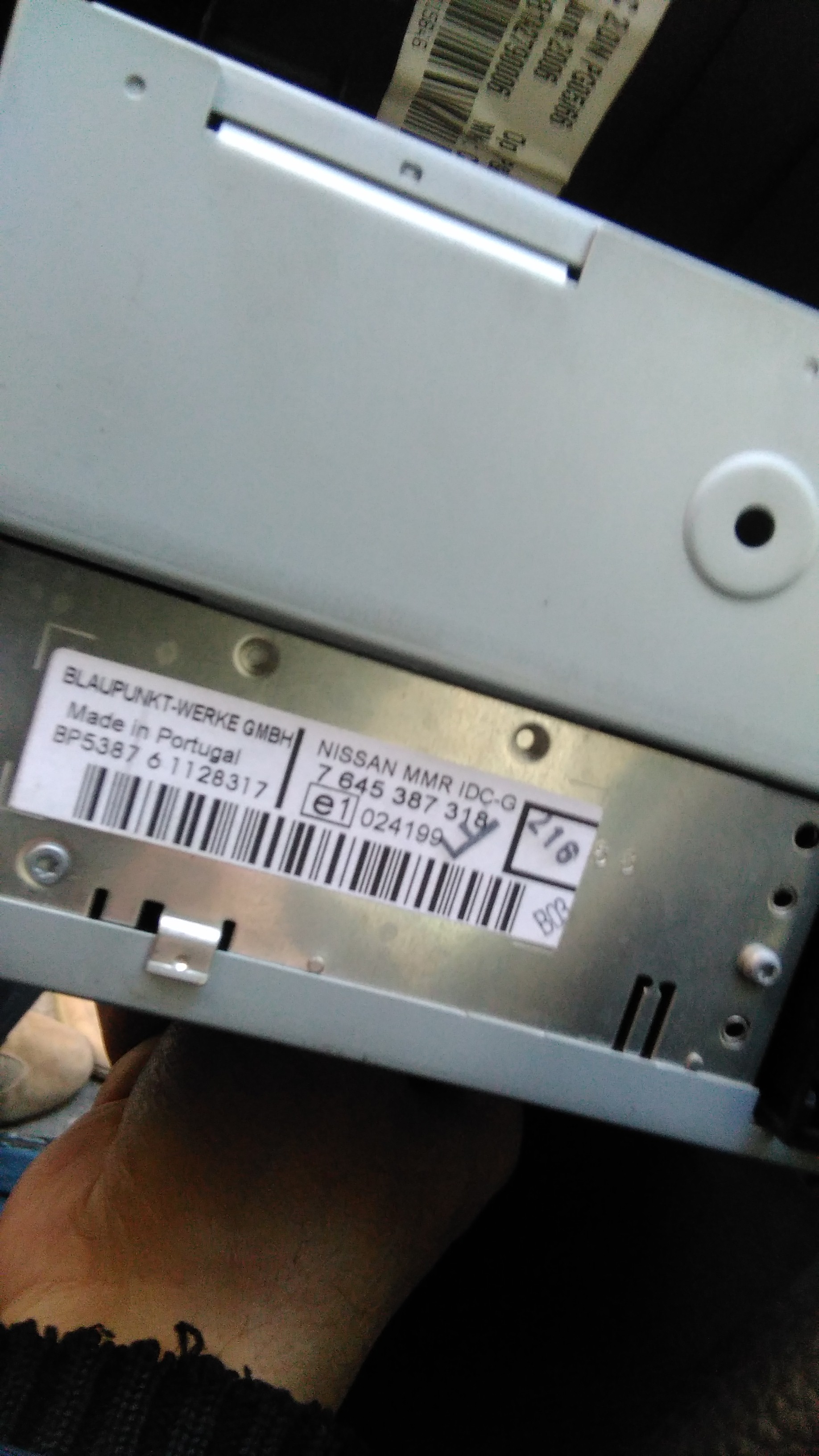 NISSAN BLAUPUNKT PLEASE HELP TO UNLOCK NISSAN NOTE AUDIO VIN CODE SJNFDAE11U1048173. 
SERIAL N.28 184 BC41A ZH-D912;