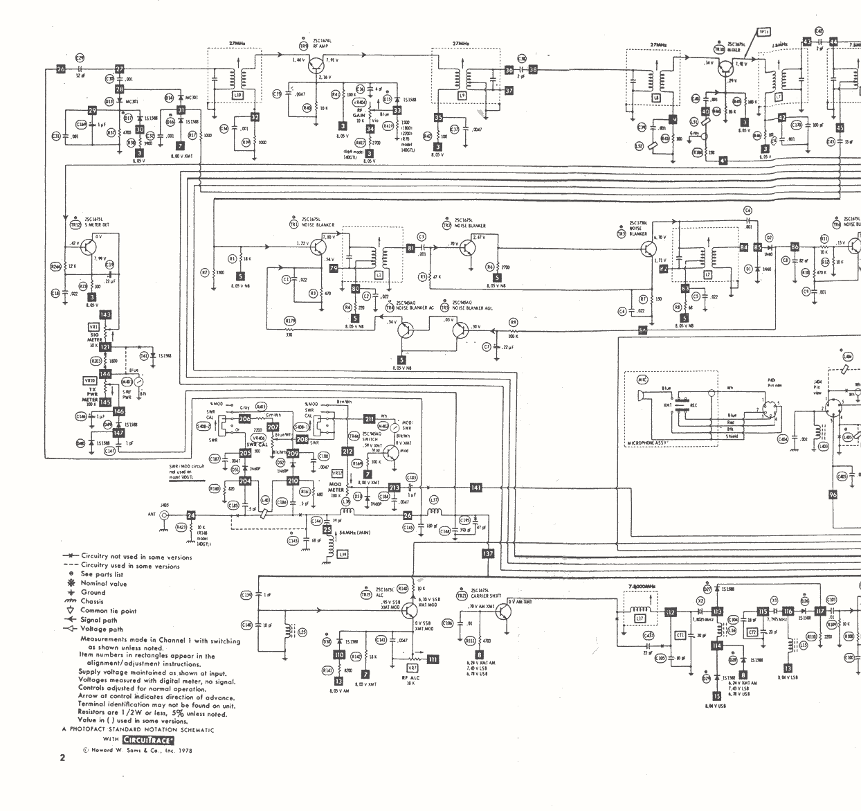   Schematic diagram for Cobra 140GTL.

Part 1 of 4