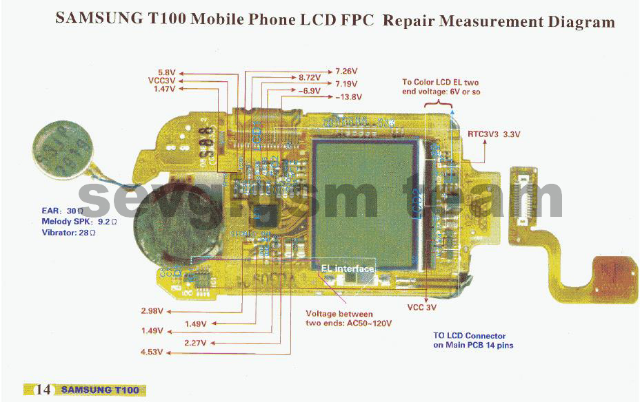  samsung t100 lcd For
 Maintenance Technician &  GSM service réparation
