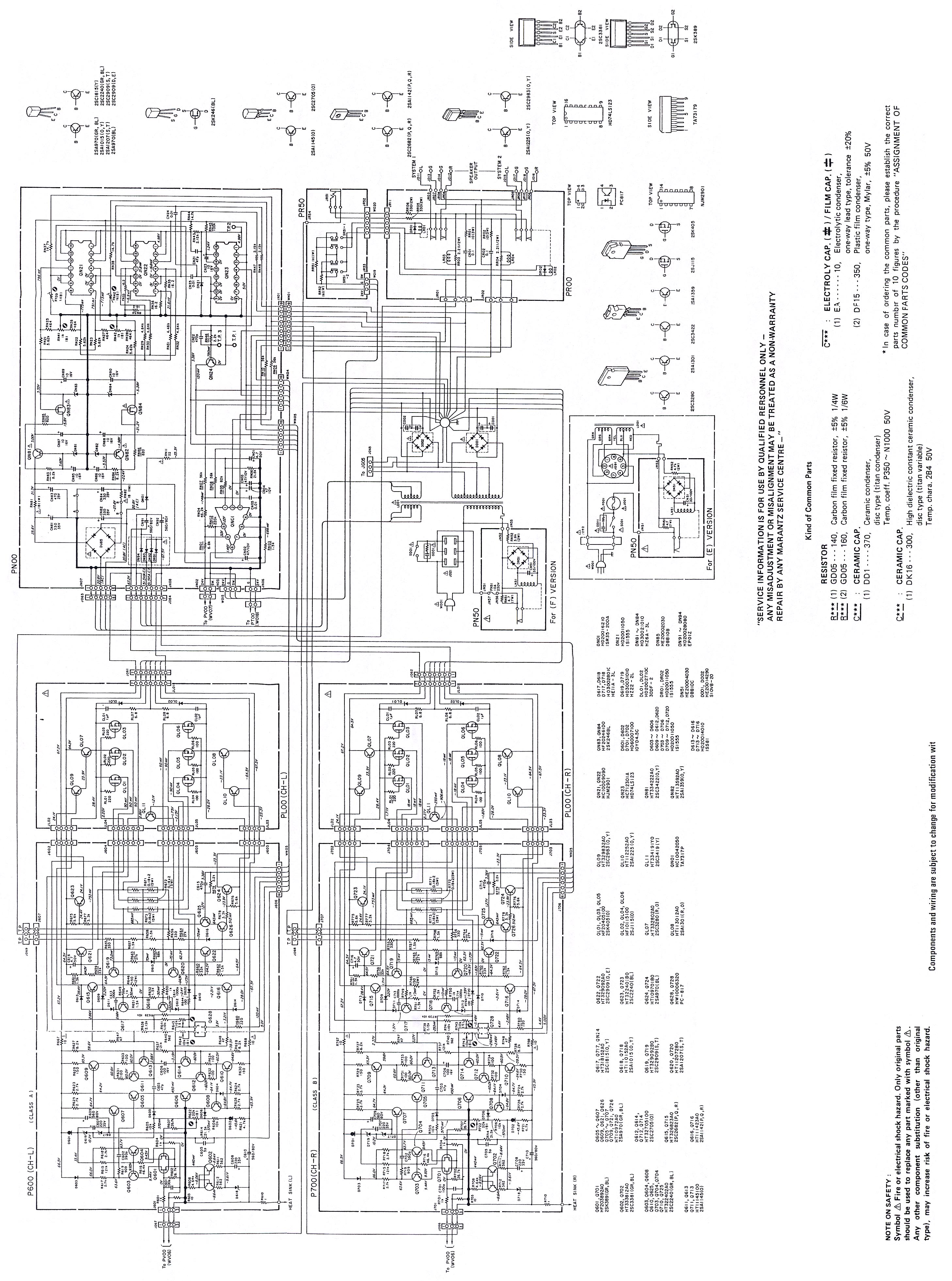 Marantz PM-94 Marantz PM-94 integrated power amplifier - Service manual.
