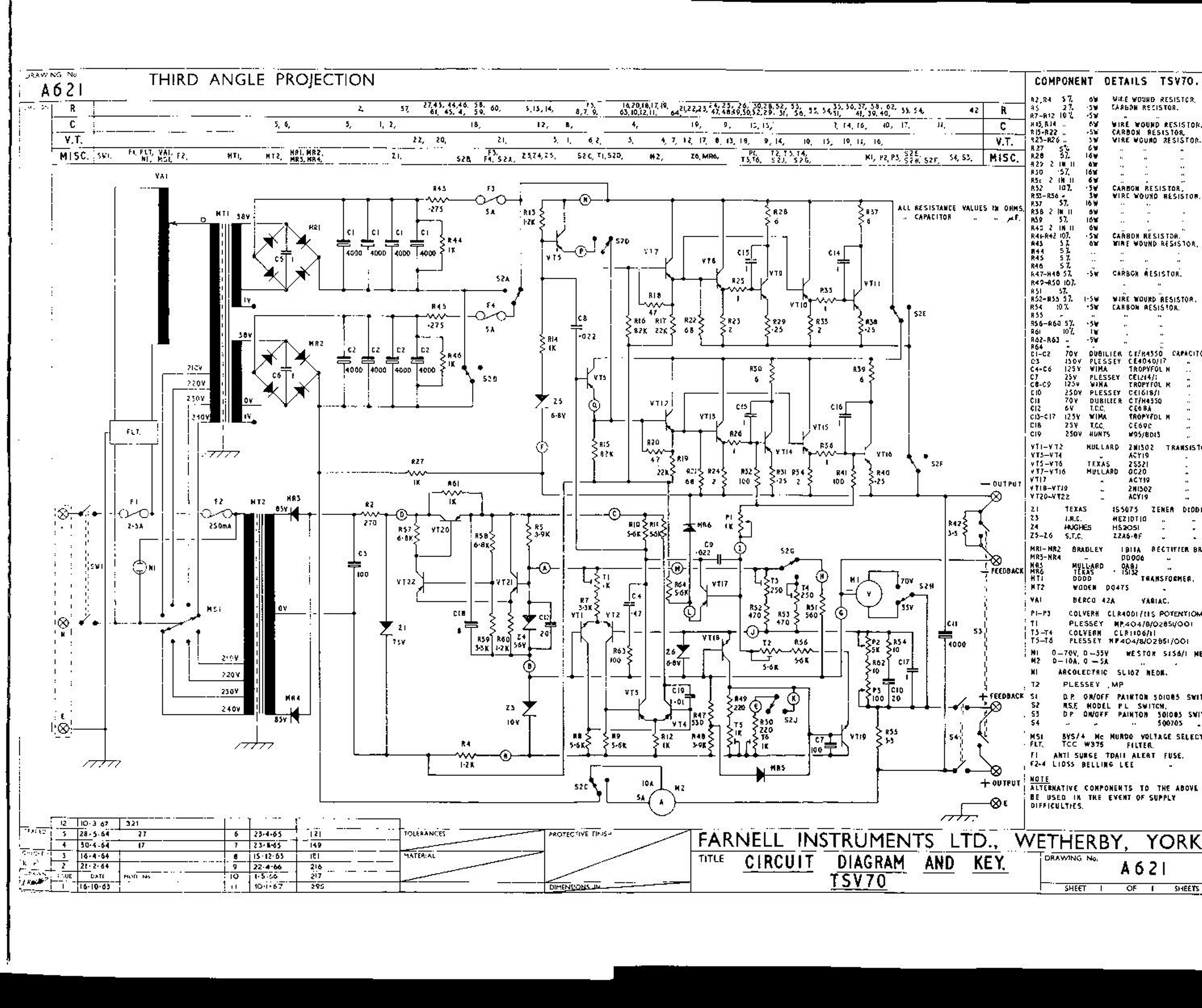 FARNELL TSV70 farnell tsv70 circuit diagram