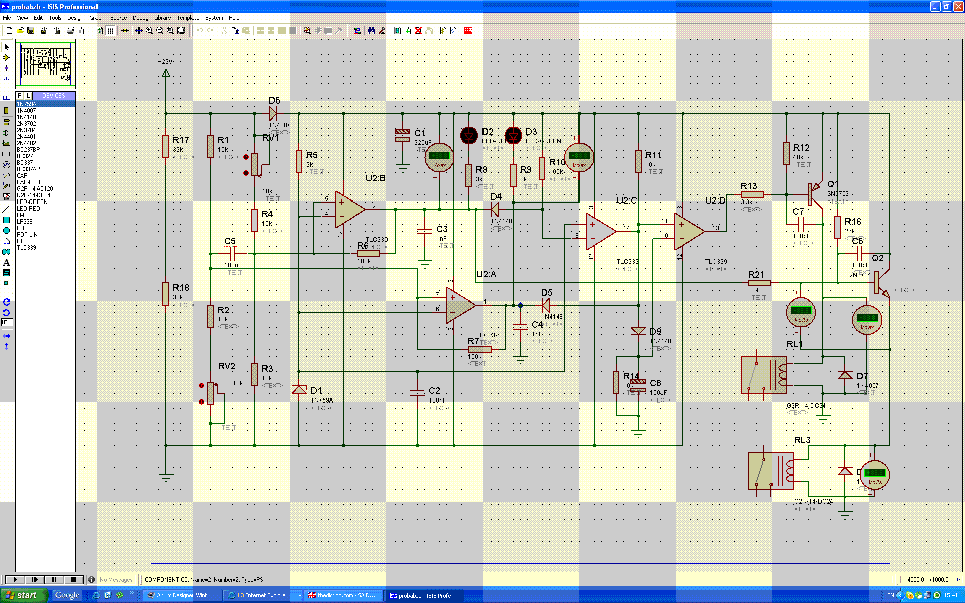   circuits for baterries