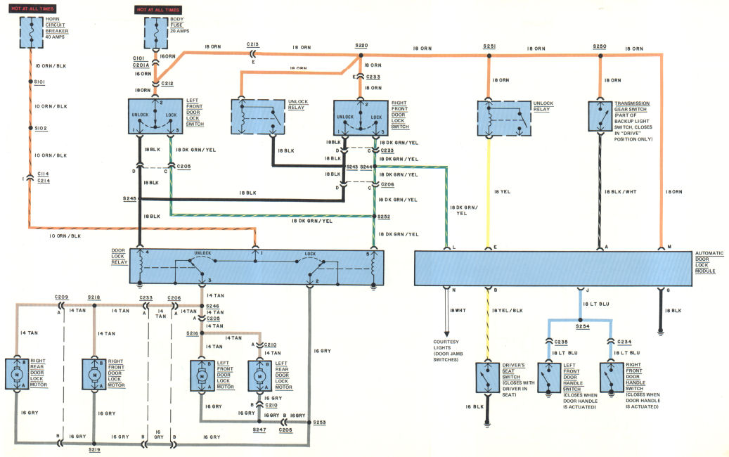 Cadillac Seville Wiring diagram for 1988 Cadillac Seville