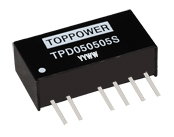 Top Power DC/DC Converters/TPD0505S-1W Summary Description:													
"1W Isolated Twin Output DC/DC Converters
The TPD series of DC/DC converters are twin output parts, ideally suited to applications where a potential difference exists between loads, e.g. motor control circuits. The twin outputs offer cost and space savings, compatible with international famous rand."													
Basic Terms:													
1	Type				TPD Series								
2	Efficiency 				To 80%								
3	Input/output isolation 				1kVDC								
4	Output/output isolation 				1kVDC								
5	Footprint				Industry standard footprint 1.17cm2								
6	Related certificate				RoHS compliant								
7	Package materials				UL94V-0 Package materials								
8	Iutput voltage				 5V, 12V								
9	Output voltage 1				5V								
	Output voltage 2				3.3V, 5V, 9V, 12V, 15V								
10	Pin connection				2(-Vin),3(-Vin),9(NA),11(NC),14(+Vout),22(+Vin),23(+Vin)								
11	MOQ				1 pc (no ltimited for considered the long coorperation relations)								
12	Terms of payment				Western Union,T/T								
13	Terms of delivery				DHL / UPS / EMS / TNT								
14	Delivery time				7-12 working days