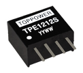 Top Power DC/DC Converters/TPE1212S-1W Summary Description:													
" 1W Isolated Single Output DC/DC Converters
The TPE series of DC/DC Converters is particularly suited to isolating and/or converting DCpower rails. The wide temperature range guarantees startup from -40 degree centigrade and full 1 watt output at 85 degree centigrade. 
"													
Basic Terms:													
1	Type				TPE 5V & 12V Series								
2	Efficiency 				To 80%								
3	Isolation Voltage				1kVDC 								
4	Power density 				1.53W/cm3								
5	Related certificate				RoHS compliant								
6	Footprint  print				 0.69cm2								
7	Iutput voltage				5V & 12V 								
8	Output voltage				5V, 9V, 12V and 15V 								
9	Pin connection(8 PIN DIP)				1 (-Vin),4(+Vin),5(+Vout),7(-Vout)								
	Pin connection(4 PIN SIP)				1 (-Vin),2(+Vin),3(+Vout),4(+Vout)								
10	MOQ				1 pc (no ltimited for considered the long coorperation relations)								
11	Terms of payment				Western Union,T/T								
12	Terms of delivery				DHL / UPS / EMS / TNT								
13	Delivery time				7-12 working days