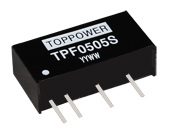 Top Power power module/TPF0505S-1W Summary Description:													
"1W Isolated Regulated Single Output DC/DC Converters
The TPF series of DC/DC converter is used where a regulated supply is required. The single rail regulated output makes the ideal choice to power sensors, such as pressure transducers, hall effect sensors etc. they are compatible with international famous brand.
"													
Basic Terms:													
1	Type				TPF Series								
2	Output regulation				 <1.5%								
3	Power density				 0.85W/cm3								
4	package styles				SIP & DIP 								
5	Related certificate				RoHS compliant								
6	Footprint				 from 1.17cm2								
7	Iutput voltage				5V, 12V, 24V, 48V								
8	Output voltage				5V, 9V, 12V, 15V(Single isolated output)								
9	Pin connection/14 PIN DIP				1(-Vin),9(+Vout),10(TRIM),11(-Vout),14(+Vin)								
	Pin connection/7 PIN SIP				1(+Vin),2(-Vin),4(-Vout),5(TRIM+),6(+Vout)								
10	MOQ				1 pc (no ltimited for considered the long coorperation relations)								
11	Terms of payment				Western Union,T/T								
12	Terms of delivery				DHL / UPS / EMS / TNT								
13	Delivery time				7-12 working days