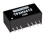 Top Power Dual Output DC/DC Converters/TP2H2412/3W Summary Description:													
"3W  Isolated  Dual Output  DC/DC  Converters
The TP2H is a series of high performance miniature DC/DC converters having regulated outputs over the wide temperature range of -40 degree centigrade to 85 degree centigrade. The input voltage range is 2:1 and the input to output isolation is 1kVDC.  Continuous short circuit protection, external control. Nominal input voltages of 24 and 48V  with output voltages of 12 and 15V are available.
"													
Basic Terms:													
1	Type				TP2H Series								
2	Power density 				1.00W/cm3								
3	input range				2:1 Wide range voltage input								
4	Load Regulation				0.50%								
5	Related certificate				RoHS compliant								
6	Isolation voltage 				1kVDC isolation								
7	Iutput voltage				24V, 48V 								
8	Output voltage				12V, 15V								
9	Pin connection				1(-Vin),2(-+Vin),3(CTRL),6(+Vout),7(OV),8(NA),9(-VOUT)								
10	Temprature characteristic				Wide temperature performance at full 1 Watt load, -40 degree centigrade to 85 degree centigrade								
11	MOQ				1 pc (no ltimited for considered the long coorperation relations)								
12	Terms of payment				Western Union,T/T								
13	Terms of delivery				DHL / UPS / EMS / TNT								
14	Delivery time				7-12 working days