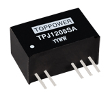 Top Power DC/DC Converters/TPJ1205SA-5KVDC isolation Summary Description:												
"1W 5kVDC Isolated DC/DC Converters
The TPJ series are dual and single output DC/DC converters in a SIP package style The TPJ series is suitable for applications where safety and miniaturisation are of paramount importance. Isolation barrier approved for supplementary/reinforced insulation."												
Basic Terms:												
1	Type				TPJ Series							
2	Power density				 0.42w/cm3							
3	Wide temperature performance				 at full 1 watt load, -40 degree centigradeto 60 degree centigrade.							
4	Footprint				1.91cm2							
5	Related certificate				RoHS compliant							
6	Isolation voltage				5KVDC 							
7	Iutput voltage				 3V, 5V and 12V							
8	Output voltage				3V, 5V, 9V, 12V and 15V							
9	Pin connection/dual output				1(+Vin),2 (-Vin),5(-Vout),6(OV),7(+Vout)							
	Pin connection/single output				1(+Vin),2 (-Vin),5-Vout),7(+Vout)							
10	MOQ				1 pc (no ltimited for considered the long coorperation relations)							
11	Terms of payment				Western Union,T/T							
12	Terms of delivery				DHL / UPS / EMS / TNT							
13	Delivery time				7-12 working days