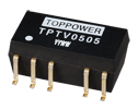 Top Power SMD DC/DC Converters/TPTV0505S-1W Summary Description:										
"1W 3kVDC Isolated Dual Output SMD DC/DC Converters
The TPTV series of 3kV isolation surface mounted DC/DC converters introduce leadframe technology and transfer moulding techniques to bring all of the benefits of IC style packaging to DC/DC converters. The devices are suitable for all applications where need high volume production."										
Basic Terms:										
1	Type				TPTV Series					
2	Efficiency				up to 82%					
3	Power density				1.37W/cm3					
4	Isolation voltage				3kVDC isolation (1 minute)					
5	Related certificate				RoHS compliant					
6	Wide temperature				at full 1 Watt load,-40  degree centigrade to 85 degree centigrade				
7	Package material				UL 94V-0 package material			
8	Input voltage 				5V,12V 					
9	Output voltage				5V, 9V, 12V, 15V 					
10	MOQ				1 pc (no ltimited for considered the long coorperation relations)					
11	Terms of payment				Western Union,T/T					
12	Terms of delivery				DHL / UPS / EMS / TNT					
13	Delivery time				7-12 working days