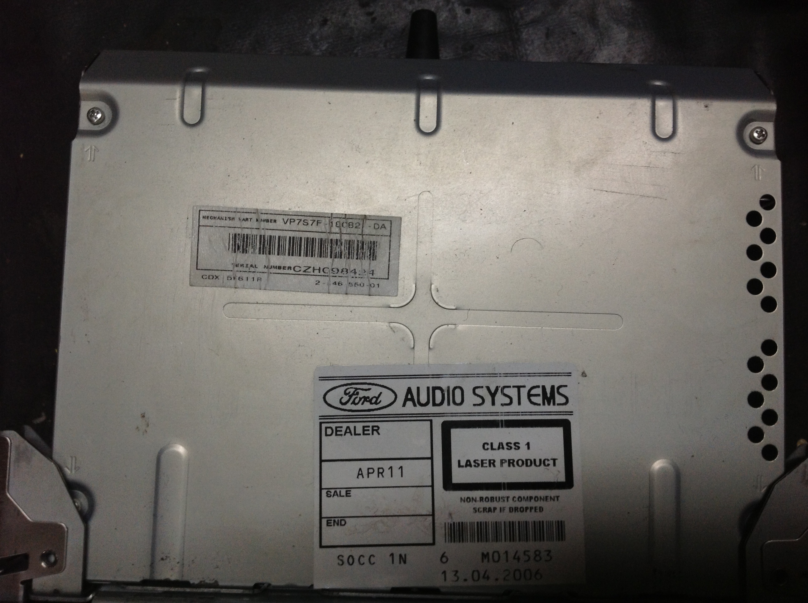 Sony Cdx-5F611R Plise radio code Serial no CZHC98424