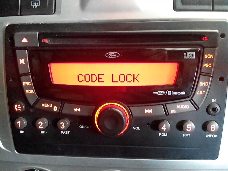 visteon  can any one help me to remove codeerror from my ford audio system