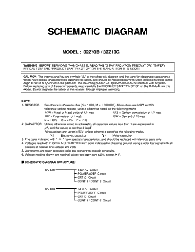 TOSHIBA Toshiba 32Z13BG [SCH]  TOSHIBA LCD 32Z13BG Toshiba_32Z13BG_[SCH].PDF