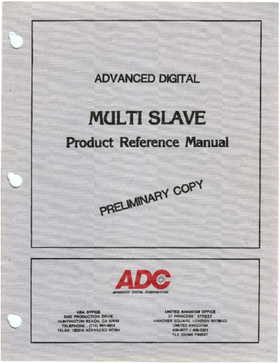 Advanced Digital Corp ADC Multi Slave Reference Preliminary 1985  Advanced Digital Corp ADC_Multi_Slave_Reference_Preliminary_1985.pdf