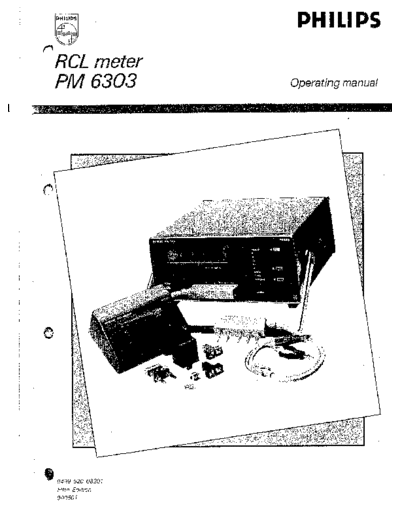 Philips PHILIPS PM 6303 Sec 1-3 Operating  Philips PHILIPS PM 6303 Sec 1-3 Operating.pdf