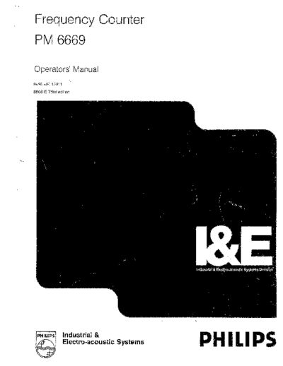 Philips PHILIPS PM 6669 Operators  Philips PHILIPS PM 6669 Operators.pdf