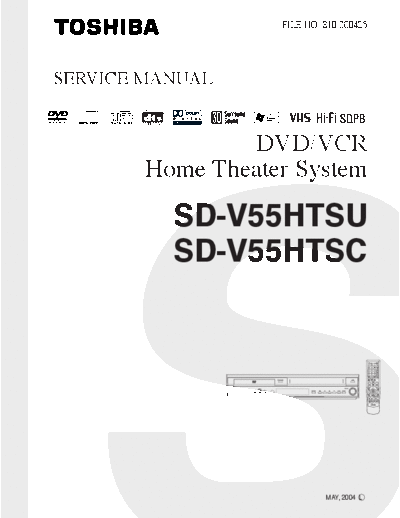 TOSHIBA sd v55htsx 790  TOSHIBA DVD SD-V55HTSx sd_v55htsx_790.pdf