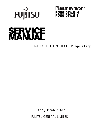 Fujitsu Fujitsu PDS6101 [SM]  Fujitsu Fujitsu_PDS6101_[SM].pdf