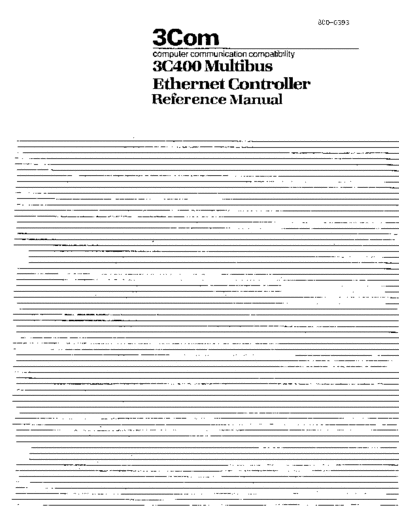 3Com 3com 3C400 Multibus Ethernet Jul82  3Com 3com_3C400_Multibus_Ethernet_Jul82.pdf