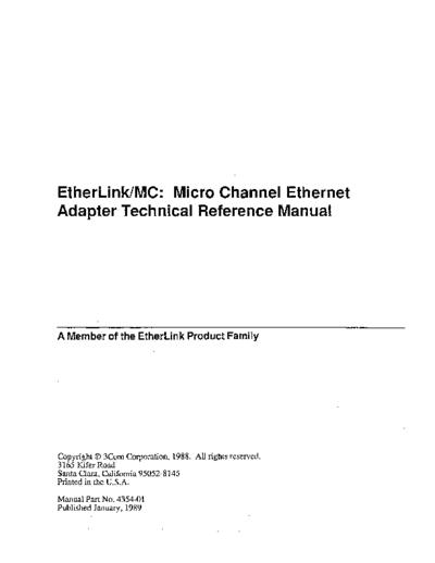 3Com 4354-01 EtherLink MC Technical Reference Jan89  3Com 4354-01_EtherLink_MC_Technical_Reference_Jan89.pdf