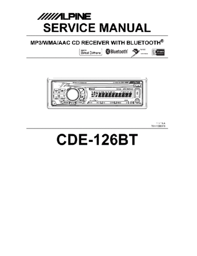 ALPINE alpine cde-126bt sm  ALPINE Car Audio CDE-126BT alpine_cde-126bt_sm.pdf