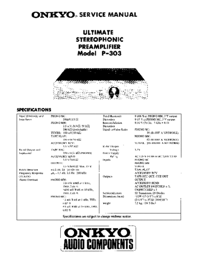 ONKYO hfe onkyo p-303 service  ONKYO Audio P-303 hfe_onkyo_p-303_service.pdf