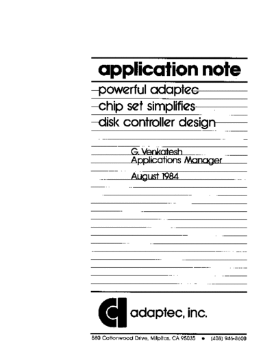 adaptec Adaptec Chipset App Note Aug84  adaptec asic Adaptec_Chipset_App_Note_Aug84.pdf